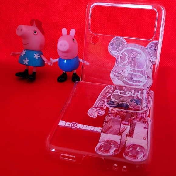 Samsung Galaxy Z Flip3 5G Clear case with Catoon Print F - Picture 1 of 10